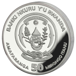 Rwanda: African Ounce - Spotted Hyena 1 uncja Srebra 2026 Proof