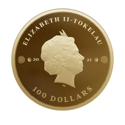 Tokelau: Equilibrium 1 oz Oro 2021 Prooflike