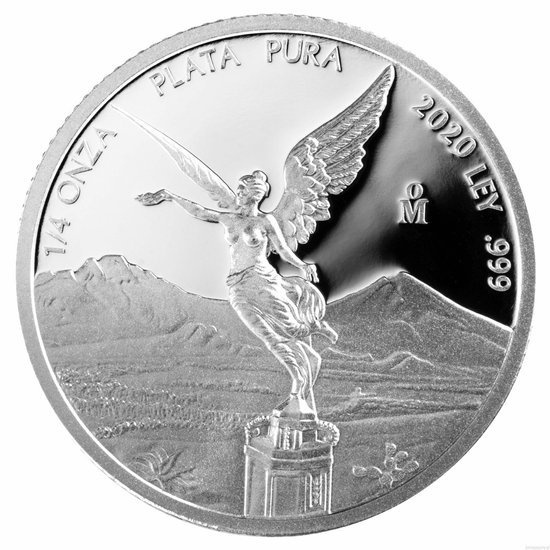 Mexican Libertad 1/4 uncji Srebra 2020 Proof
