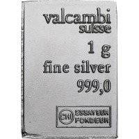 1 g Valcambi CombiBar ezüsttömb