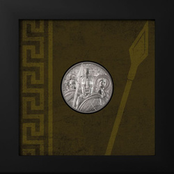 Cook Islands: Sparta 1 oz Platinum 2023 Proof Ultra High Relief