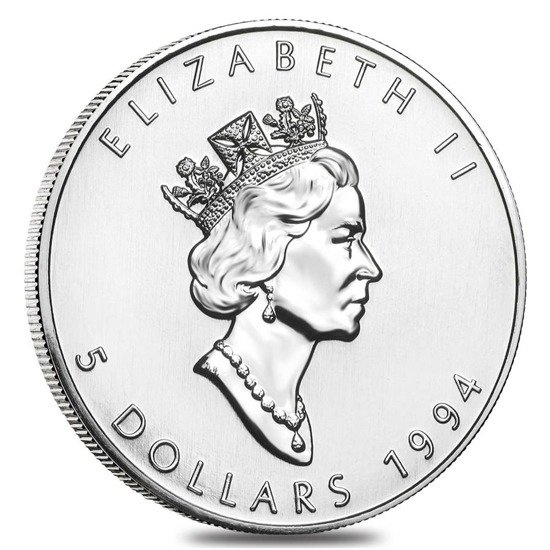 Maple Leaf 1 oz Silber 1994