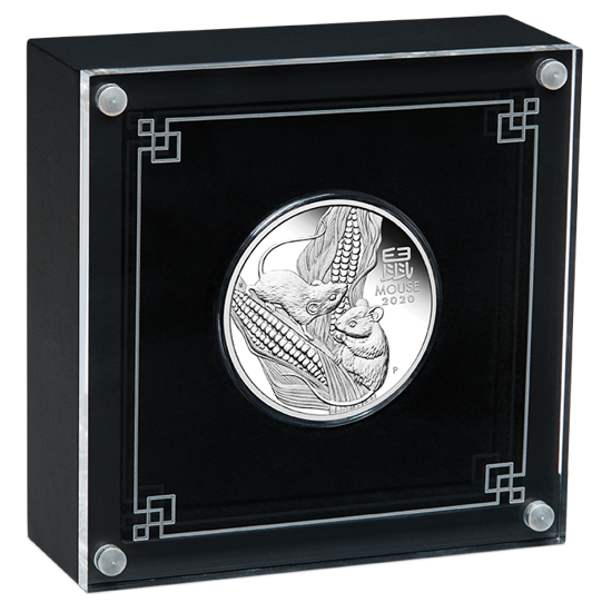 Lunar III: Año del Ratón 1/2 oz Plata 2020 Proof