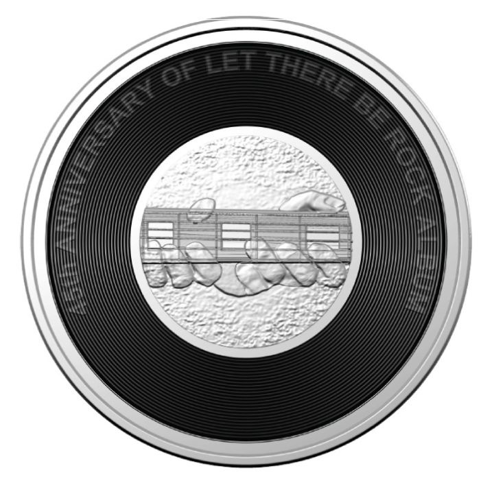 45th Anniversary of AC/DC 2022/2023 Coloured 6 Coin Set