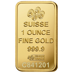 Lingote de oro 1 oz PAMP Suisse Fortuna Veriscan