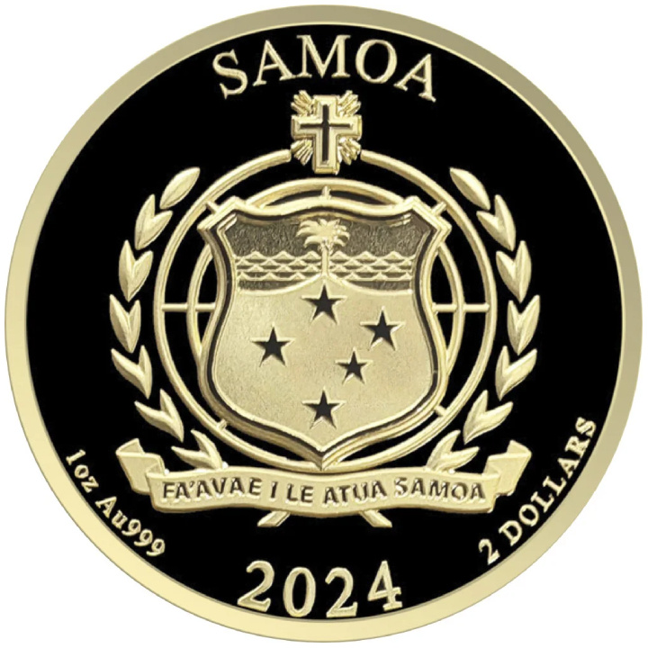 Samoa: Golden Eagle 1 oz Gold 2024 Prooflike