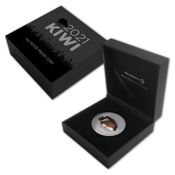 Színes Kiwi 1 uncia ezüst 2021 Proof