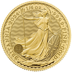 Britannia 1/4 onza Moneda de Oro 2024