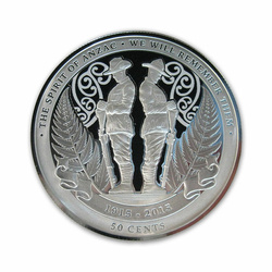 The Spirit of Anzac Premium 1 oz Silver 2015 Proof 