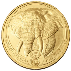 Big Five: Elefante 1 oz Oro 2025 Proof