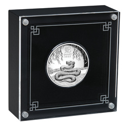 Perth Mint : Lunar III - Année du Serpent 1 once d'argent 2025 Proof High Relief