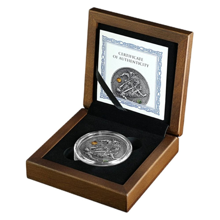 Silver Coin Germania Mint: Ragnarök - Loki and Heimdall 2 oz Silver 2025 Ultra High Relief