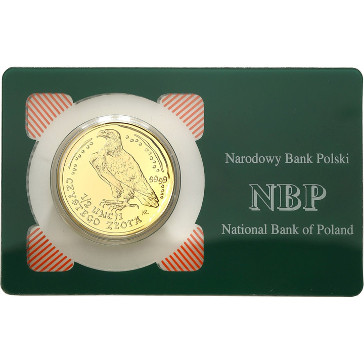 Banca Nazionale di Polonia: Aquila di mare codabianca 1/2 oncia d’Oro 2014