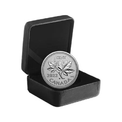 Canada: Farewell to the Penny - W Mint Mark 1 oz Silber 2022 Specimen Coin 