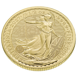 Złota Moneta Britannia 1/2 uncji Złota 2027