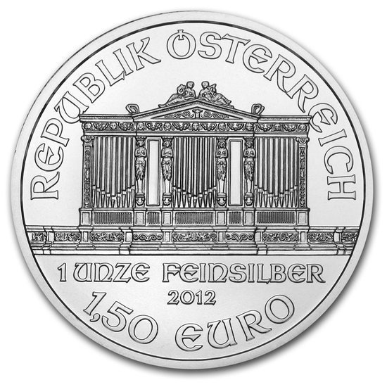 Wiedeński Filharmonik 1 uncja Srebra 2012