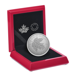 Platinmünze Kanada: Maple Leaf Forever 1 Unze Platin 2026 Reverse Proof