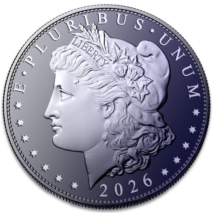 Morgan Dollar 1 oncia di titanio 2026