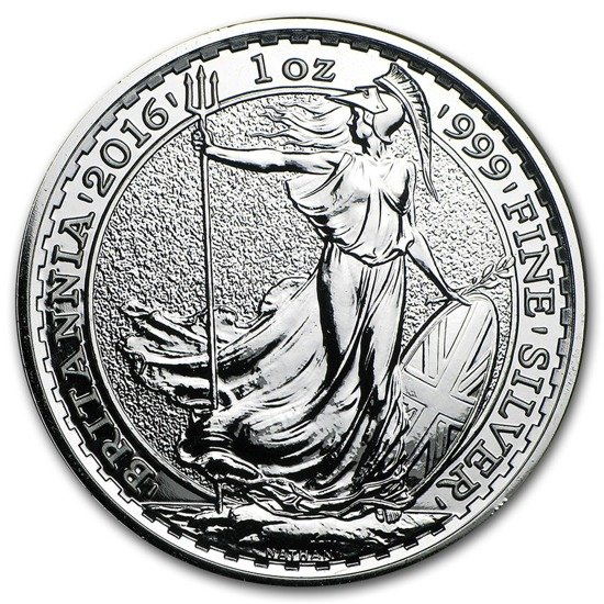 Britannia 1 uncja Srebra 2016