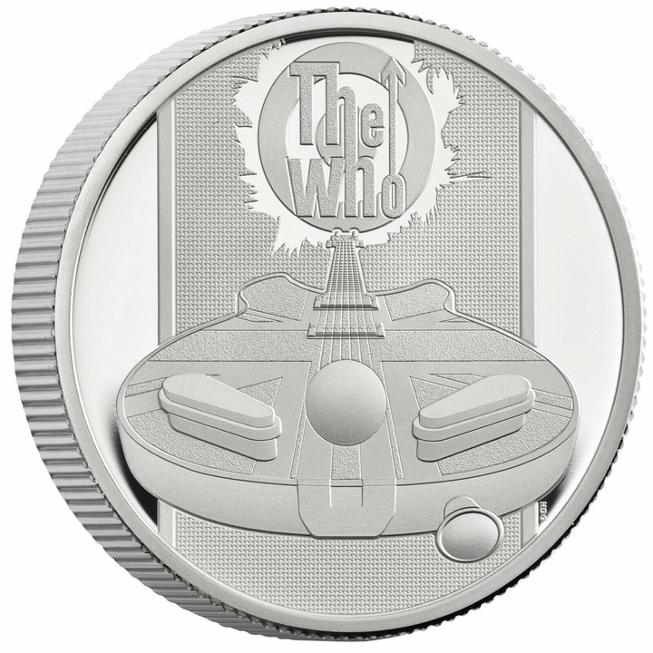 Légendes de la musique : THE WHO 1/2 once d'argent 2021 Proof