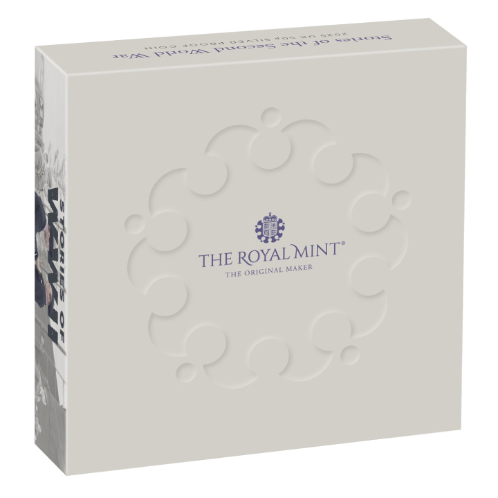 Příběhy druhé světové války 50p Srebro 2025 Proof