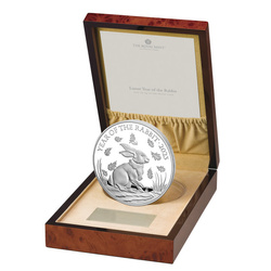 Royal Mint Lunar: Year of the Rabbit 1000 gramm Silber 2023 Proof
