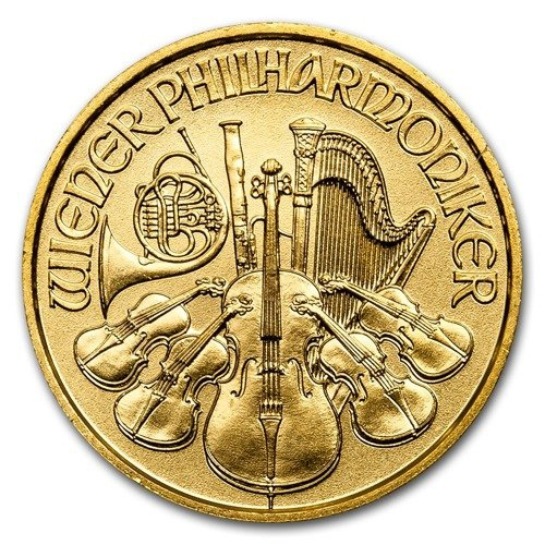 Wiener Philharmoniker 1/10 oz Gold 2018