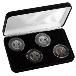 Set Ghana: Alien 4 x 1/2 oz Plata 2022