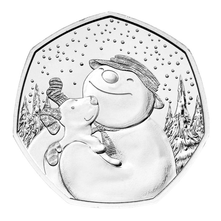 The Snowman and The Snowdog Cupronickel 2022