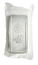 Islas Cook: Moneda de lingote de Plata de 100 oz 2008 Heimerle Meule