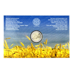 Észtország: Dicsőség Ukrajnának 2 euró 2022