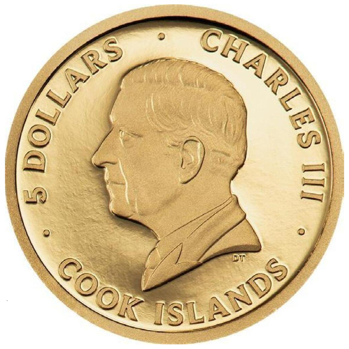 Cook Islands: In Memoriam Pope Francis 0,5 grama Złota 2025 Proof