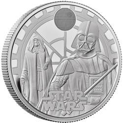 Star Wars: Darth Vader & Emperor Palpatine 1 oz Silber 2023 Proof