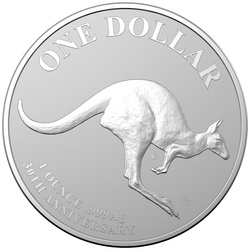 RAM : Kangaroo Series 30th Anniversary – Mob of Thirty 1 oz Silver 2023 Frosted Coin "C" Mintmark 