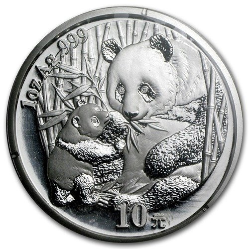 China Panda 1 oz Silber 2005