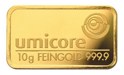 10 grammes Lingot d'or