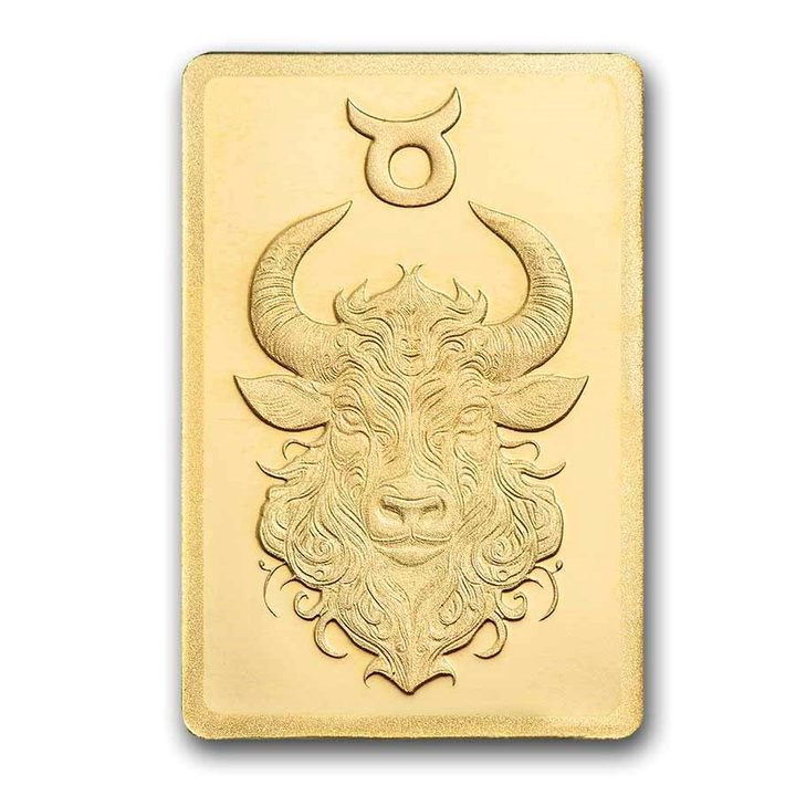 PAMP Gold Bar Zodiac: Taurus 0.5 g