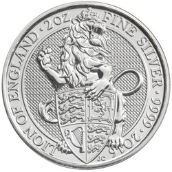 Les bêtes de la reine : ensemble de 11 pièces 2 onces d'argent 2016-2021