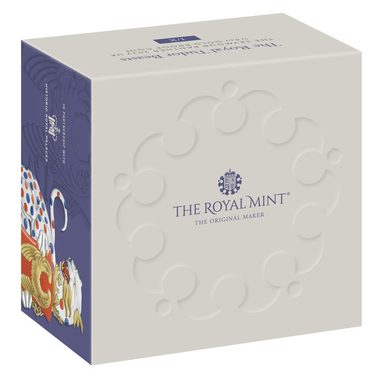 The Royal Tudor Beasts: Seymour Panther 1/4 oncia d'oro 2022 Proof