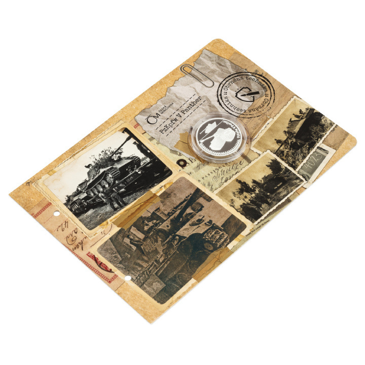 Niue: Veicoli corazzati - PzKpfw V Panther $1 Argento 2023 Proof