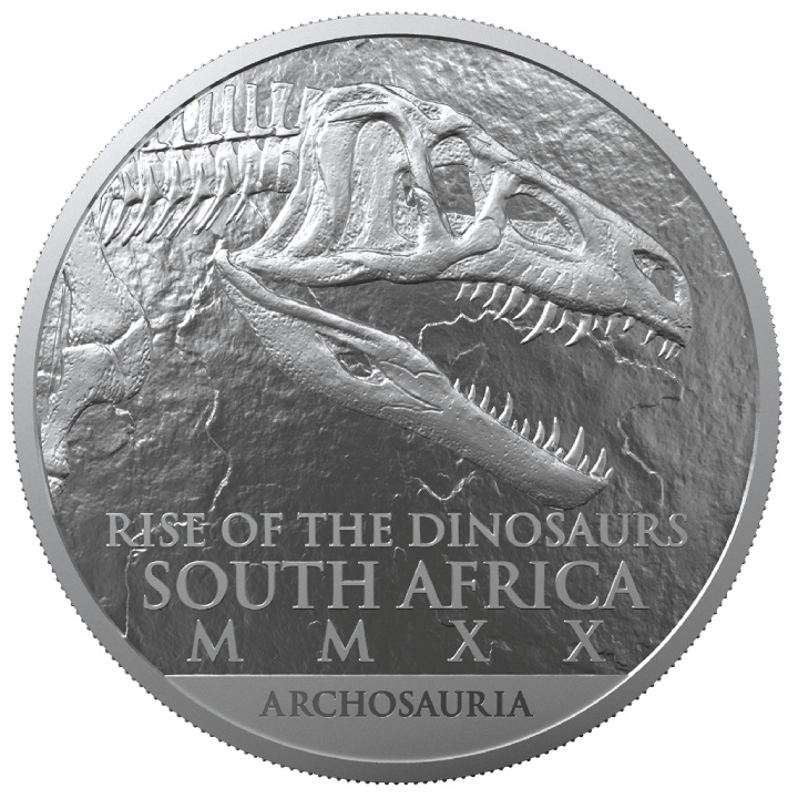 Natura: Rise of the Dinosaur - Coelophysis Rhodesiensis 1 oz Silber 2020