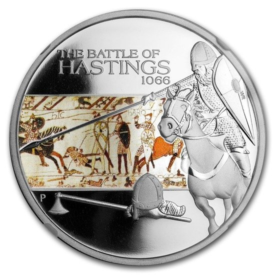 Batailles célèbres : bataille d'Hastings 1 once d'argent 2009