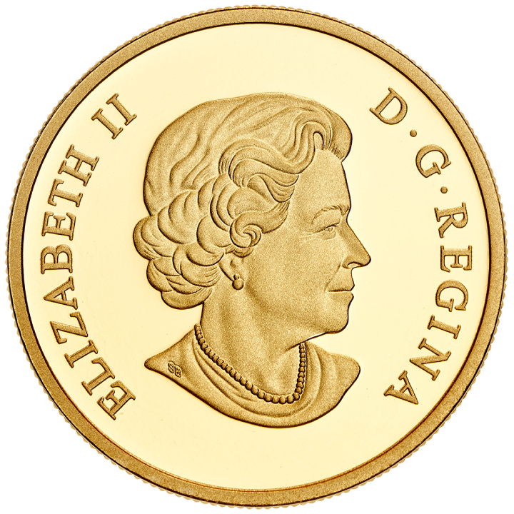 Kanada: Fegyverszüneti pipacs színes 1 uncia arany 2018 Reverse Proof