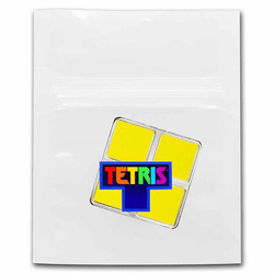 Niue: Tetris - O-Tetrimino Block colored 1 oz Silver 2023 (yellow)