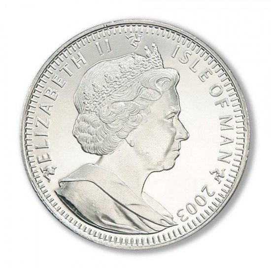 Isle of man Seria koty: Kot balijski 1 Uncja Srebra 2003 Proof