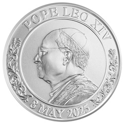 Medal The Election of Pope Leo XIV 1 uncja Srebra 2025 Round