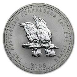Kookaburra 1 uncja Srebra 2006