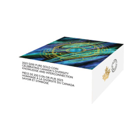 Canadá: Celebrating Canada's Diversity - Knowledge and Interconnection 1 oz Gold 2023 Proof