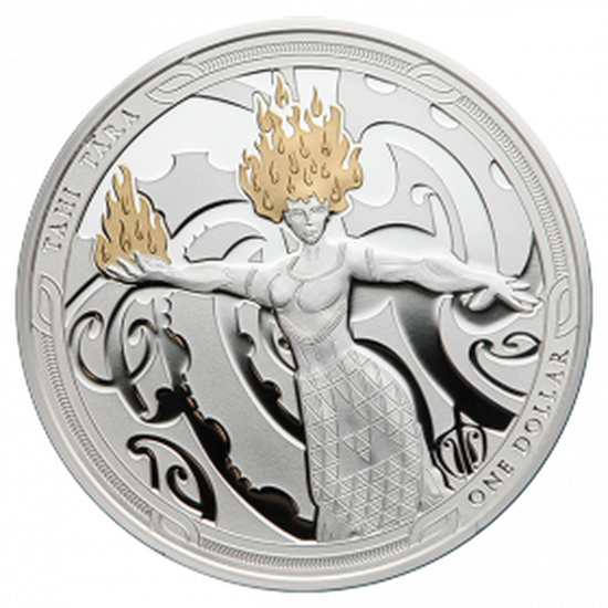 Maui and the Goddess of Fire: Set of 2 Coins 2 x 1 Ounce Silver 2019