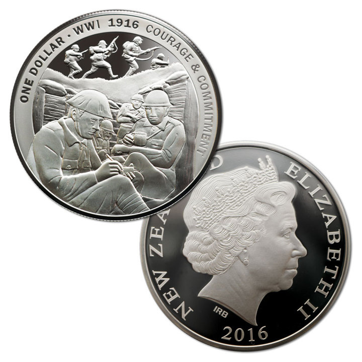 Courage & Commitment 1 oncia d'argento 2016 Proof